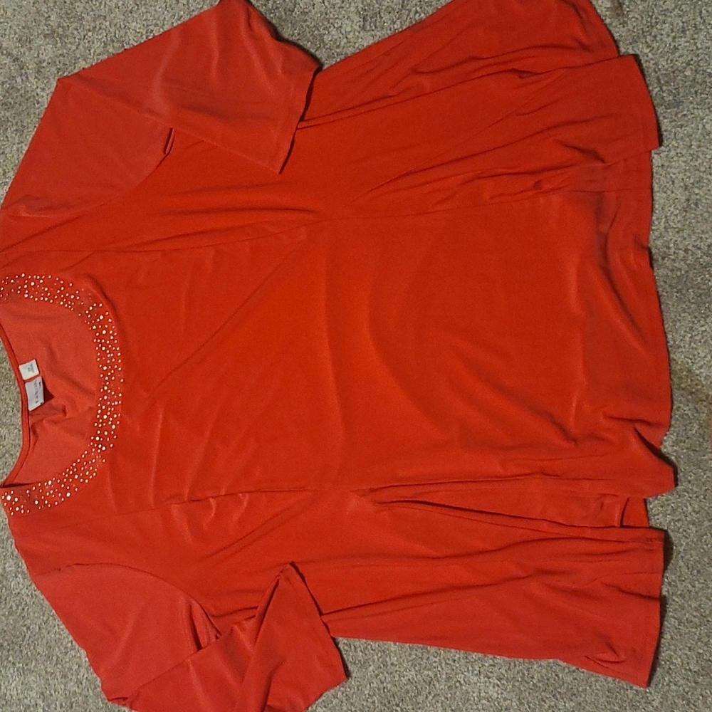 Bright Sequined Neck Line Blouse